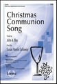 Christmas Communion Song SATB choral sheet music cover